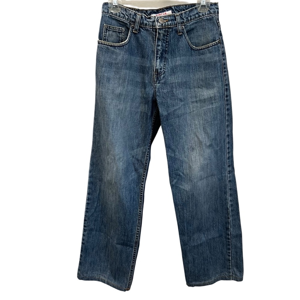 STATUS W.C. Men’s Jeans Size 29 Blue Denim Vintage Y2K Streetwear Loose Fit